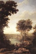Claude Lorrain Landscape with the Finding of Moses sdfg oil painting